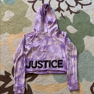6/7 Justice cropped sweatshirt